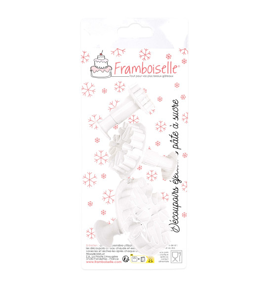 3 Découpoirs éjecteurs flocons FRA8805