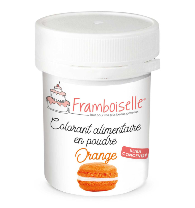 Colorant en poudre artificiel orange 5g