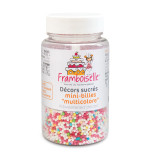 Pot décors sucrés mini billes muticolore 80g