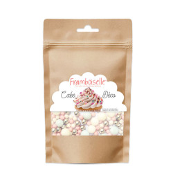 Décors sucrés bubbles pastel 70g - Framboiselle