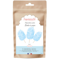 Préparation sucrée barbe à papa arôme cola bleu 1kg - Framboiselle