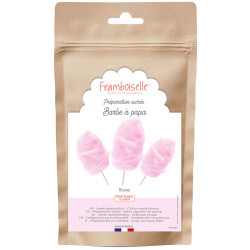 Préparation sucrée arôme barbe à papa 1kg - Framboiselle