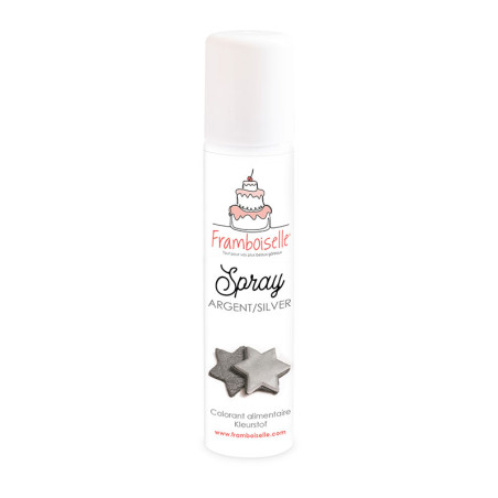 Spray colorant argent 40ml