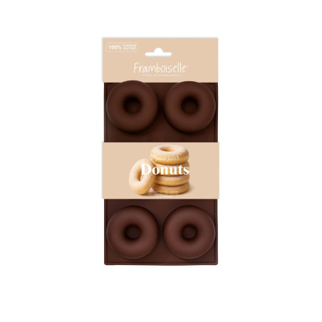 Moule en silicone pour 6 donuts