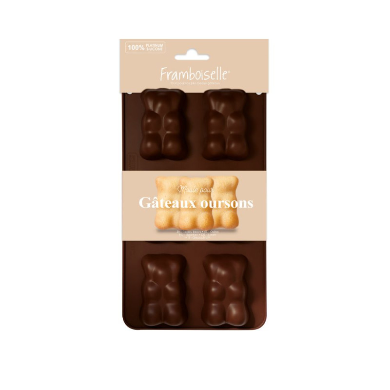 FRA6734 Moule silicone oursons chocolat guimauve x6 (1)
