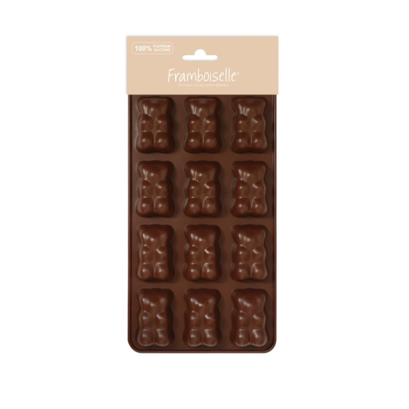 FRA6737 Moule silicone oursons chocolat x12 (1)