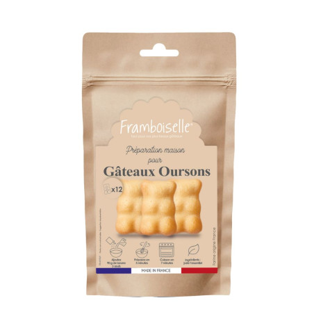 Préparation gâteaux oursons Framboiselle®