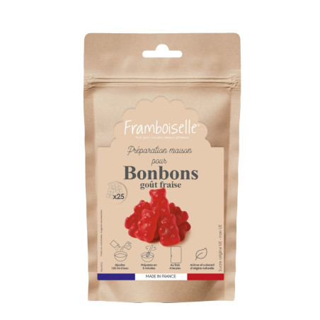 Préparation pour Bonbons fraise