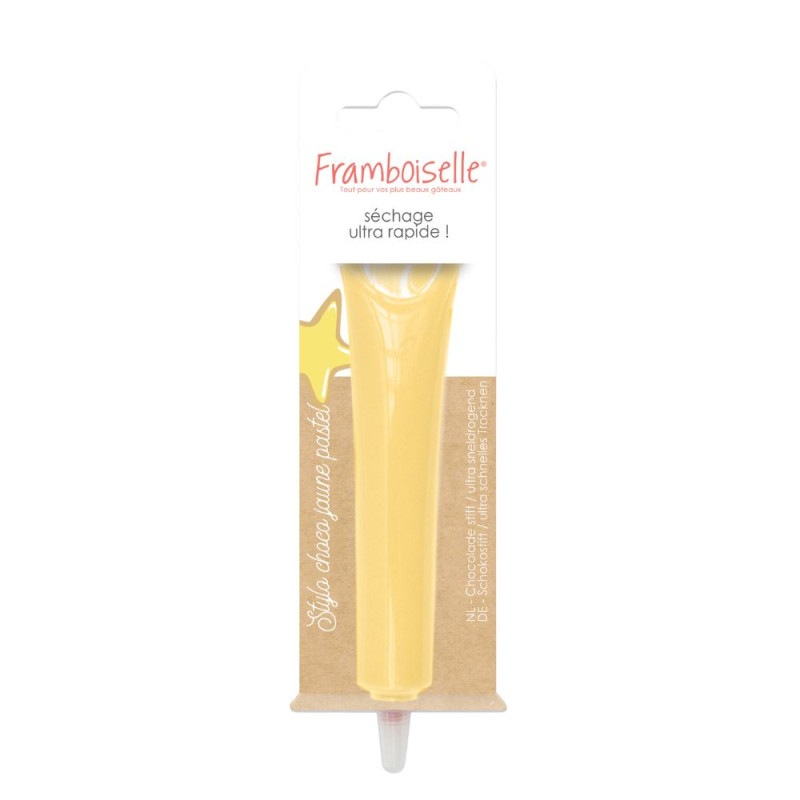 Stylo comestible Jaune pastel