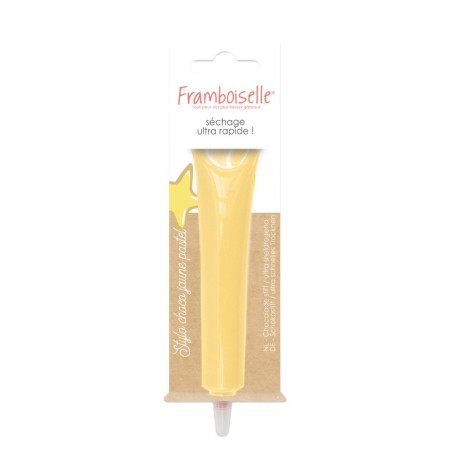 Stylo comestible Jaune pastel