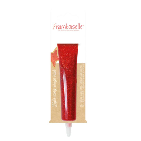 Stylo icing Rouge irisé