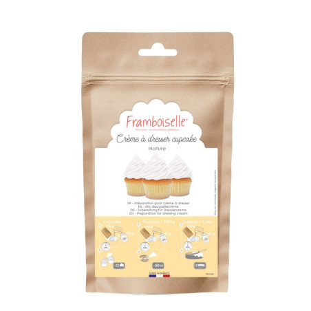 Crème à dresser nature macarons, cakes et cupcakes