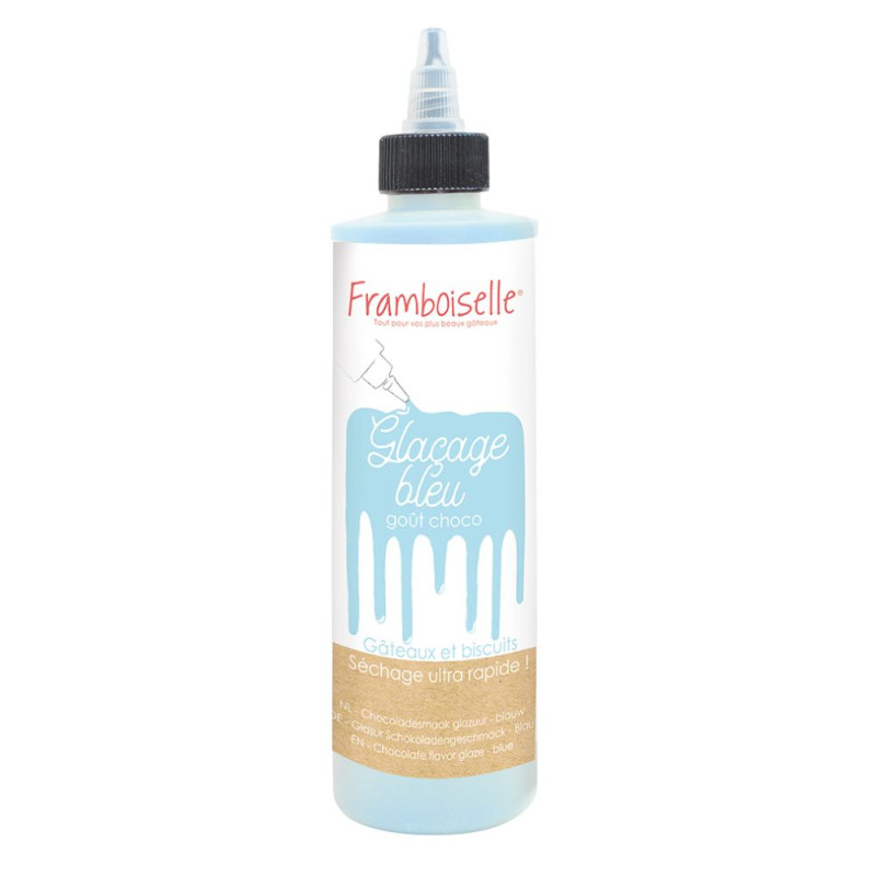 Glaçage drip cake Bleu Framboiselle®