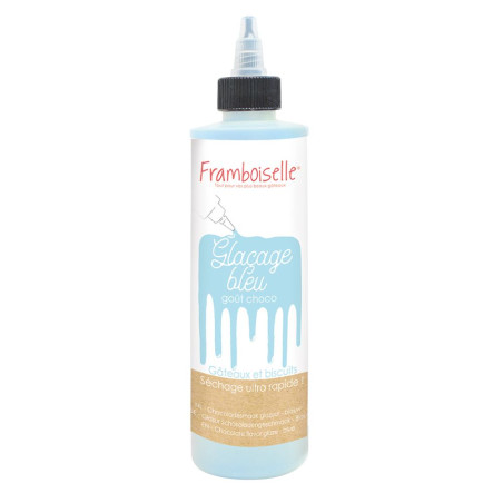 Glaçage drip cake Bleu Framboiselle®