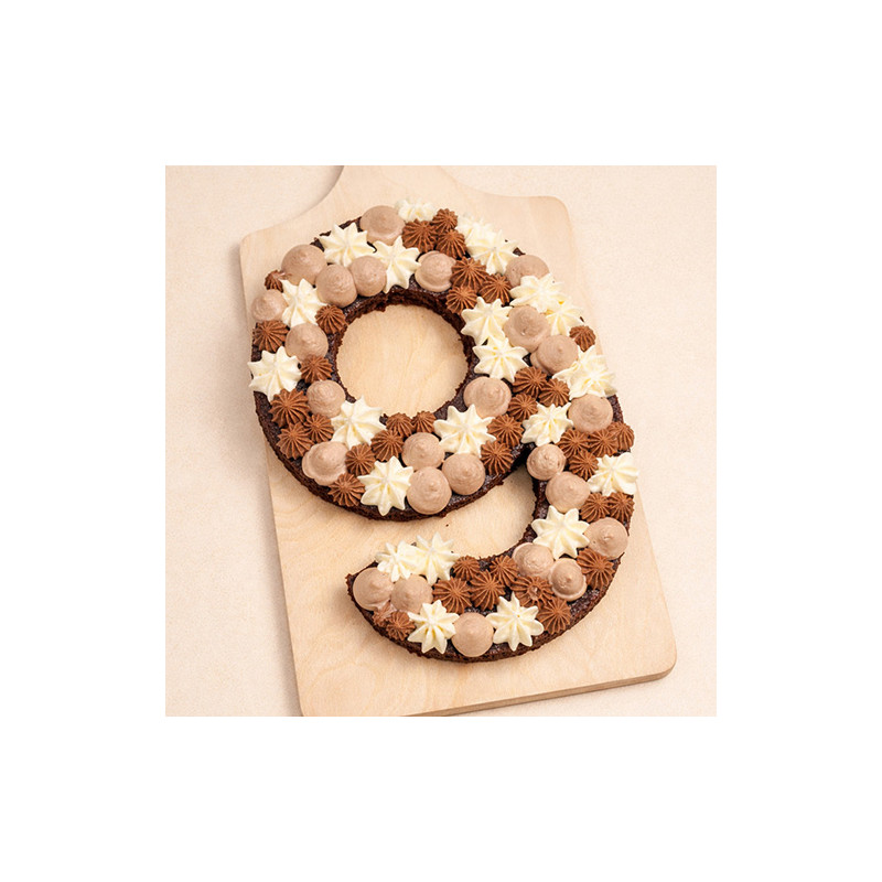 Chiffre pour number cake