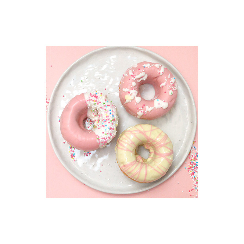 Donut glaçage rose