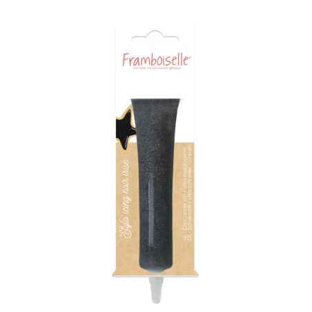 Stylo icing noir irisé