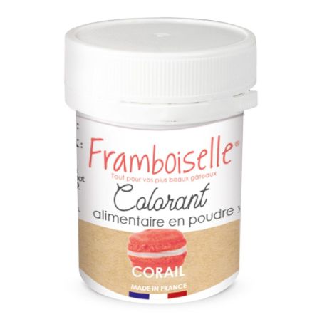 Colorant en poudre artificiel corail