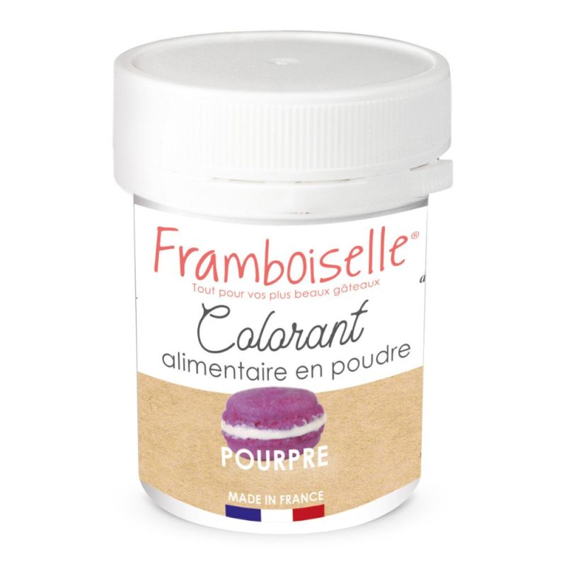 Colorant en poudre artificiel pourpre