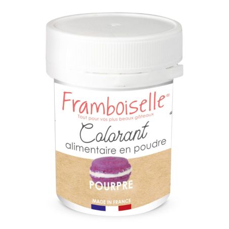 Colorant en poudre artificiel pourpre