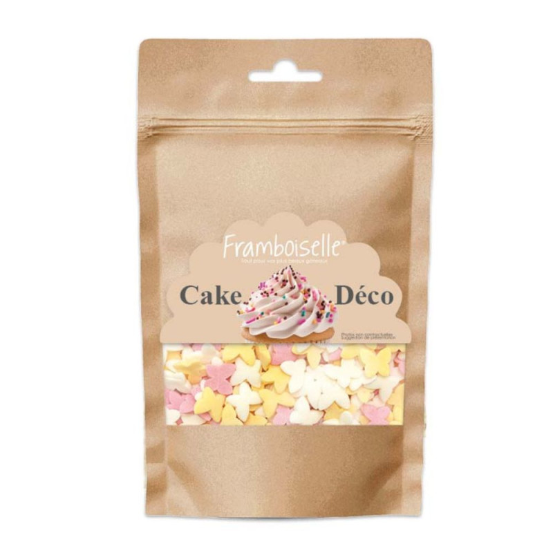 Décors sucrés à parsemer en forme de papillons
