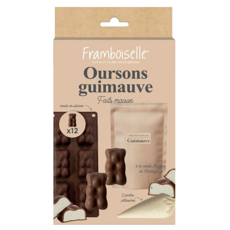 Kit fabrication oursons guimauve chocolat