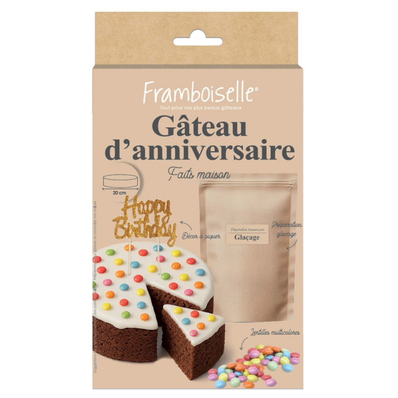 Kit décoraton de gâteau d'anniversaire