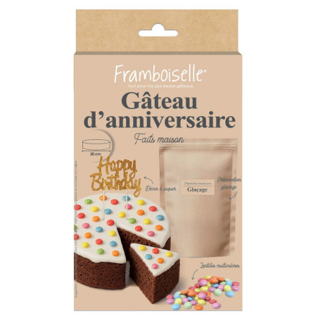 Kit décoraton de gâteau d'anniversaire