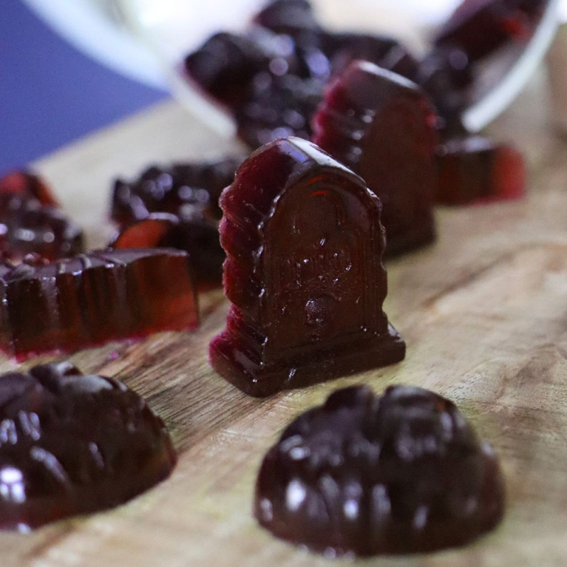 Ambiance bonbons gélifiés effrayants