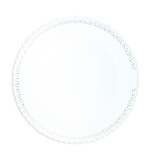 Plat dentelle rond blanc 32 cm FRA9060