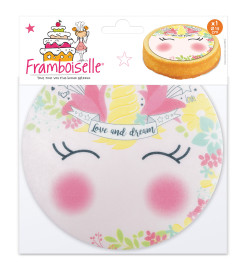 1 Disque azyme "Licorne" Ø 15 cm